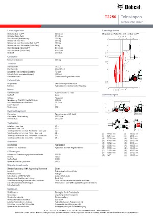 Teleskopski utovarivači Bobcat T 2250