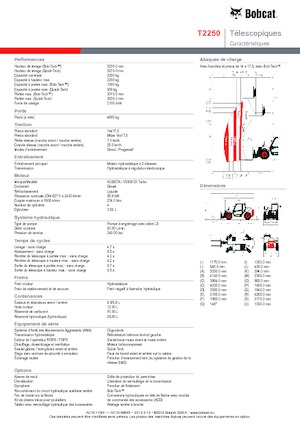 Teleskopski utovarivači Bobcat T 2250