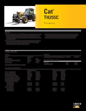 Teleskopski utovarivači Caterpillar TH255C