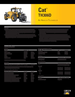Teleskopski utovarivači Caterpillar TH306D