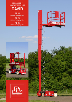 Dizalice na škare na kotačima PB David 1 PB 75