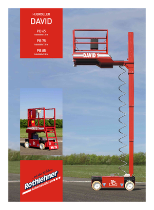 Dizalice na škare na kotačima PB David 1 PB 75