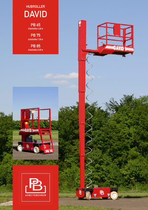 Dizalice na škare na kotačima PB David 1 PB 75 V