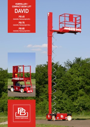 Vertikalna podizna platforma s jednim jarbolom PB PB David 85