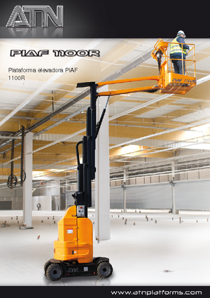 Vertikalna podizna platforma s jednim jarbolom ATN Piaf 1100 R