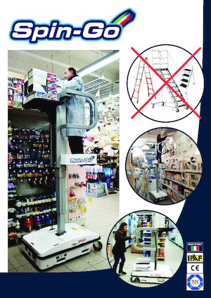 Vertikalna podizna platforma s jednim jarbolom Bravi Spin-Go 
