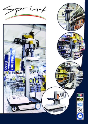 Vertikalna podizna platforma s jednim jarbolom Bravi Sprint