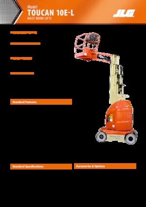 Vertikalna podizna platforma s jednim jarbolom JLG-Toucan Toucan 10E-L
