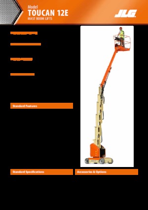 Vertikalna podizna platforma s jednim jarbolom JLG-Toucan Toucan 12E