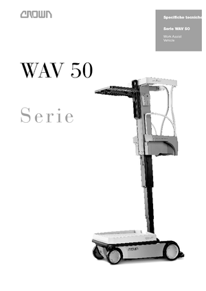 Vertikalna podizna platforma s jednim jarbolom Crown Wav 50-118