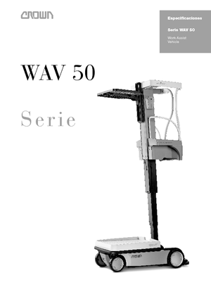 Vertikalna podizna platforma s jednim jarbolom Crown Wav 50-118