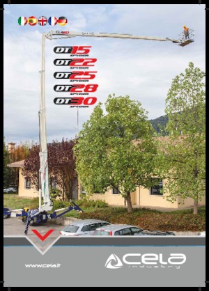 Zglobna podizna platforma na gusjenicama CELA DT25 Spyder