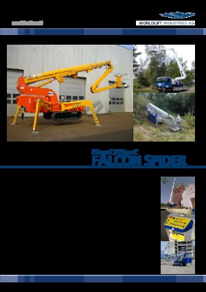 Teleskopska podizna platforma na kotačima Falcon Lifts FS 320 C 