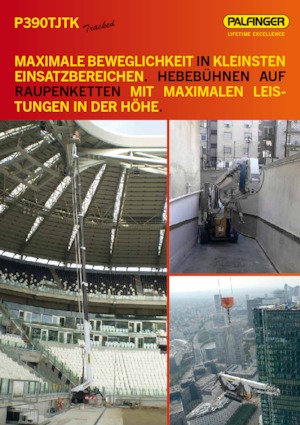 Teleskopska podizna platforma na kotačima Palfinger P 390 TJTK