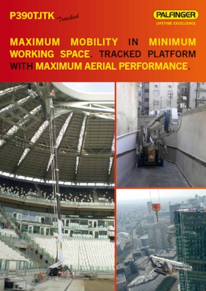 Teleskopska podizna platforma na kotačima Palfinger P 390 TJTK