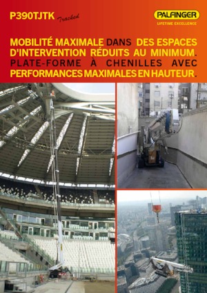 Teleskopska podizna platforma na kotačima Palfinger P 390 TJTK