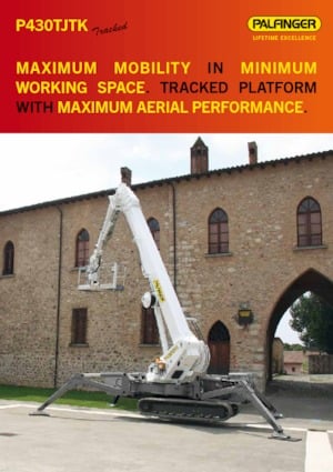 Teleskopska podizna platforma na kotačima Palfinger P 430 TJTK