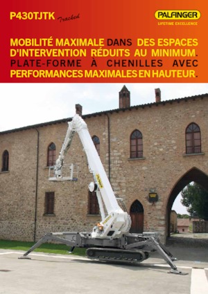 Teleskopska podizna platforma na kotačima Palfinger P 430 TJTK