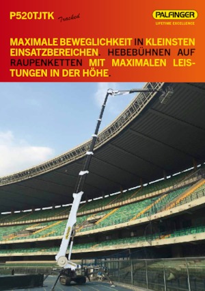 Teleskopska podizna platforma na kotačima Palfinger P 520 TJTK