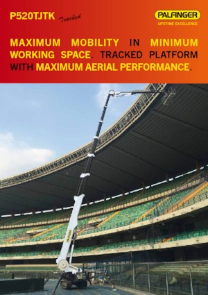 Teleskopska podizna platforma na kotačima Palfinger P 520 TJTK