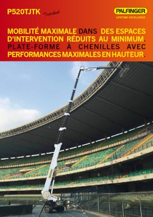 Teleskopska podizna platforma na kotačima Palfinger P 520 TJTK