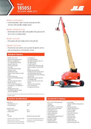 Teleskopska podizna platforma na gusjenicama JLG 1850SJ