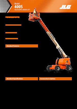 Teleskopska podizna platforma na gusjenicama JLG 400 S