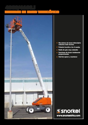 Teleskopska podizna platforma na gusjenicama Snorkel 460SJ