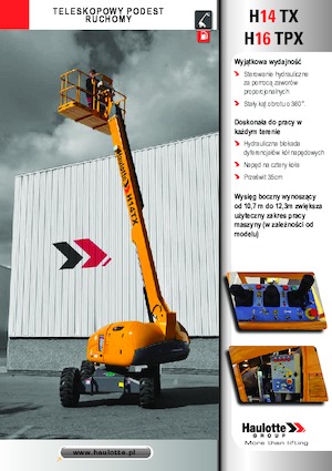 Teleskopska podizna platforma na gusjenicama Haulotte H16 TPX