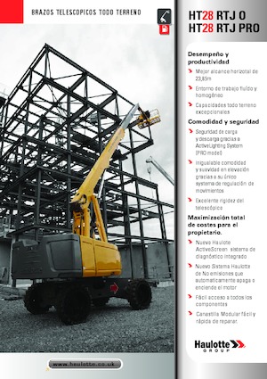 Teleskopska podizna platforma na gusjenicama Haulotte HT28 RTJ PRO