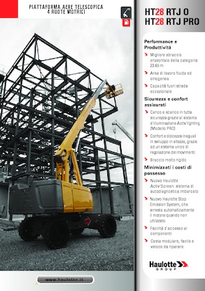 Teleskopska podizna platforma na gusjenicama Haulotte HT28 RTJ PRO