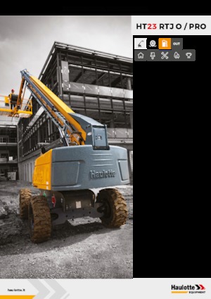 Teleskopska podizna platforma na gusjenicama Haulotte HT23 RTJ PRO
