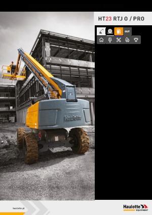 Teleskopska podizna platforma na gusjenicama Haulotte HT23 RTJ PRO