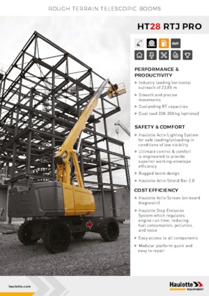 Teleskopska podizna platforma na gusjenicama Haulotte HT28 RTJ PRO