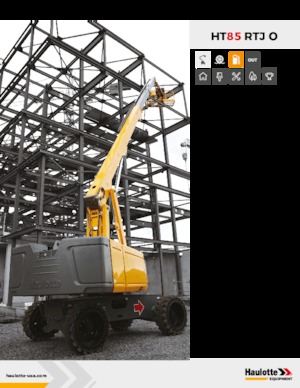 Teleskopska podizna platforma na gusjenicama Haulotte HT85 RTJ O