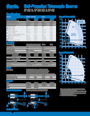 Teleskopska podizna platforma na gusjenicama Genie S-65