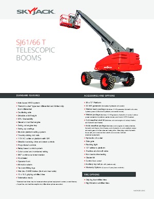 Teleskopska podizna platforma na gusjenicama Skyjack SJ 61 T