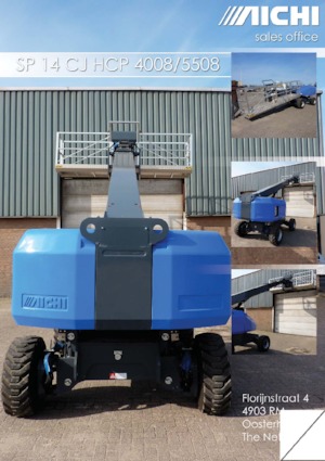 Teleskopska podizna platforma na gusjenicama Aichi SP14CJHCP 4008