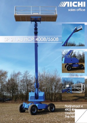 Teleskopska podizna platforma na gusjenicama Aichi SP21AJHCP 5508