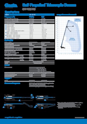 Teleskopska podizna platforma na gusjenicama Genie SX-135 XC