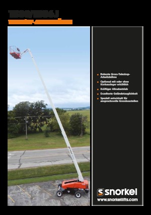 Teleskopska podizna platforma na gusjenicama Snorkel TB86J