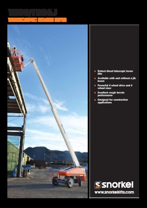 Teleskopska podizna platforma na gusjenicama Snorkel TB86J