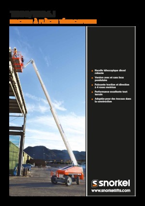 Teleskopska podizna platforma na gusjenicama Snorkel TB86J