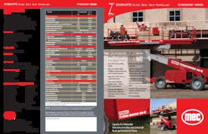 Teleskopska podizna platforma na gusjenicama MEC TITAN BOOM 40-S