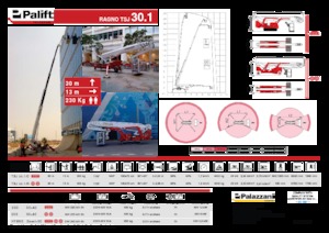 Teleskopska podizna platforma na gusjenicama Palazzani TSJ 30.1 R