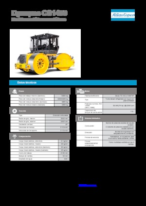 Valjci na tri kotača Dynapac CS 1400