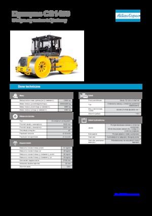 Valjci na tri kotača Dynapac CS 1400