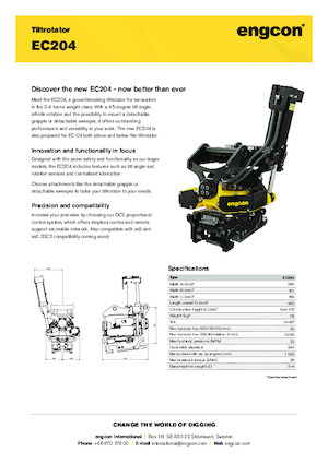 Tiltrotatori engcon EC204