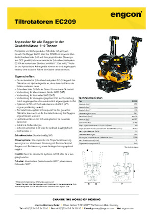 Tiltrotatori engcon EC209