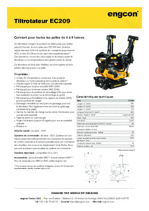 Tiltrotatori engcon EC209